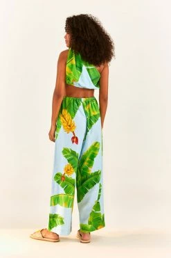 FARM RIO New In Blue Fresh Bananas Pants