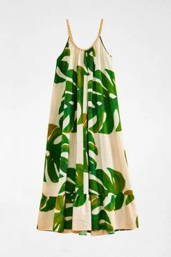 FARM RIO New In White Monstera Maxi Dress