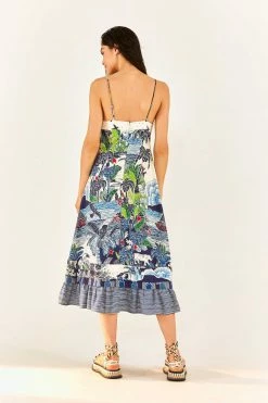 FARM RIO Graphic Rio Midi Dress