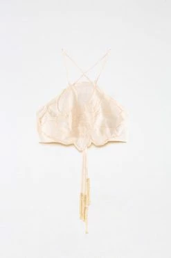 FARM RIO New In White Flower Crop Top