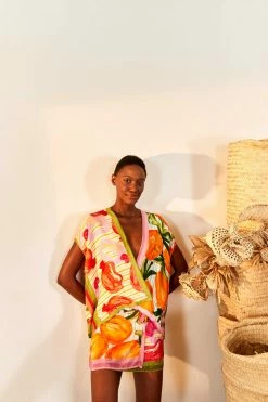 FARM RIO New In Fruits Scarves Blouse