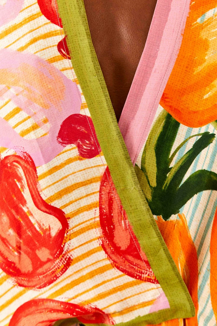 FARM RIO New In Fruits Scarves Blouse