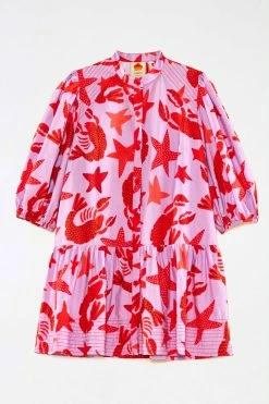 FARM RIO New In Lobster Sky Mini Dress