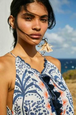 FARM RIO Afternoon Breeze Blouse New In