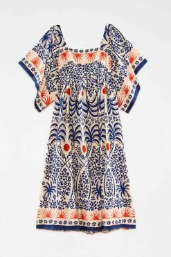 FARM RIO Afternoon Breeze Midi Dress New In