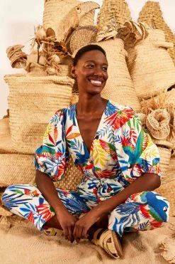 FARM RIO Macaw Wind Jumpsuit