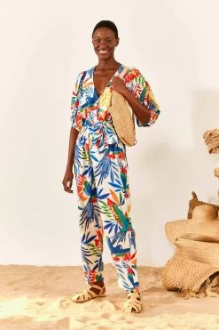 FARM RIO Macaw Wind Jumpsuit