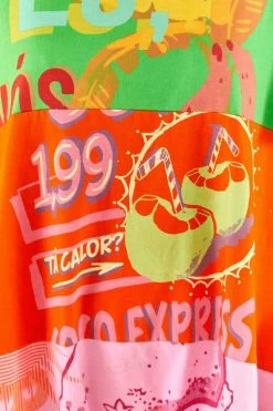 FARM RIO Mixed Graphic Romper New In