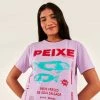 FARM RIO New In Lilac Peixe T-Shirt