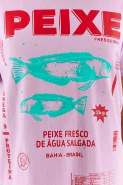 FARM RIO New In Lilac Peixe T-Shirt