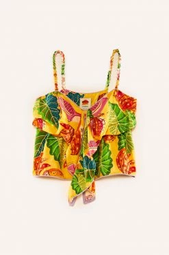 FARM RIO Yellow Beaks & Bananas Blouse