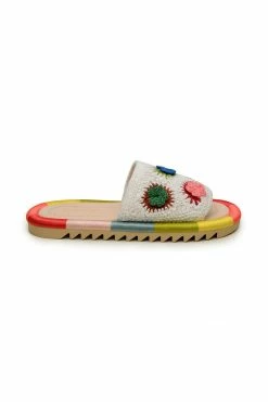 FARM RIO Sunset Crochet Slide Sandal Accessories