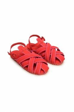 FARM RIO Red Zigzag Sandal