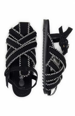 FARM RIO Black Zigzag Sandal Accessories