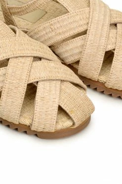 FARM RIO SYNTHETIC RAFFIA ZIGZAG SANDAL New In