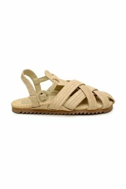 FARM RIO SYNTHETIC RAFFIA ZIGZAG SANDAL New In