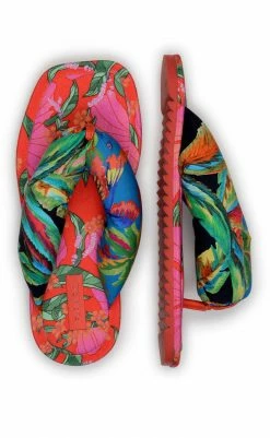 FARM RIO Accessories MULTI SCARF PUFFY FLIP FLOP