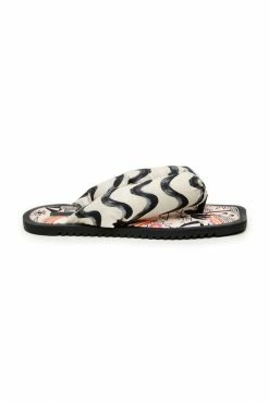 FARM RIO Stripes Puffy Flip Flop Accessories