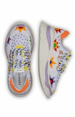 FARM RIO SUNSET BEADED PLATFORM SNEAKER