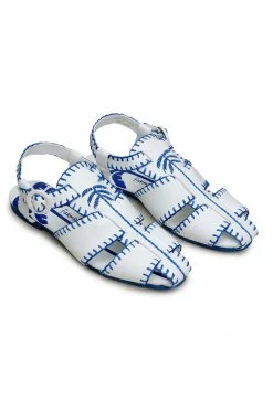 FARM RIO BLUE PALM TREE SANDAL