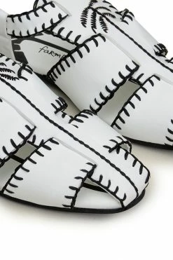 FARM RIO BLACK PALM TREE SANDAL Most Loved