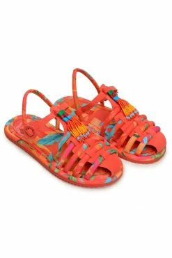FARM RIO New In TROPICAL TUBE STRAP SANDAL