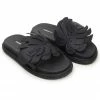FARM RIO Accessories Black Monstera Anatomic Slide Sandal