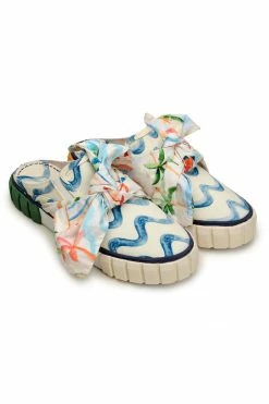 FARM RIO COPACABANA MULE SNEAKER WITH BOW