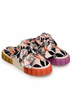 FARM RIO Birds Mule Sneaker With Bow