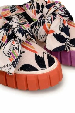 FARM RIO Birds Mule Sneaker With Bow