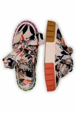 FARM RIO Birds Mule Sneaker With Bow