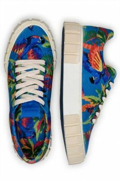 FARM RIO BLUE MACAW FLATFORM SNEAKER