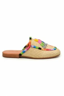 FARM RIO Most Loved Natural Raffia Mule