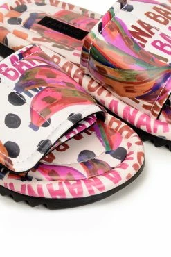 FARM RIO BANANATIC PUFFY SLIDE SANDAL New In