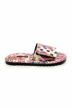 FARM RIO BANANATIC PUFFY SLIDE SANDAL New In