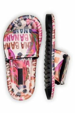 FARM RIO BANANATIC PUFFY SLIDE SANDAL New In