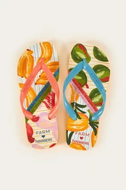 FARM RIO Most Loved FRUITS SCARVES HAVAIANAS SANDALS