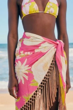 FARM RIO New In Neon Garden Reversible Sarong