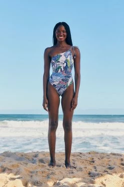 FARM RIO Graphic Rio One Piece Swimsuit New In