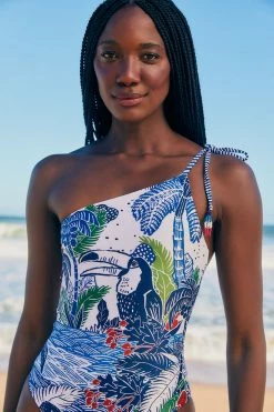 FARM RIO Graphic Rio One Piece Swimsuit New In