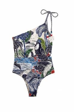 FARM RIO Graphic Rio One Piece Swimsuit New In