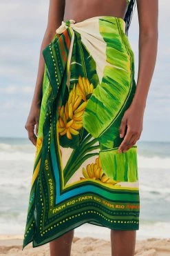 FARM RIO Fresh Forest Sarong New In