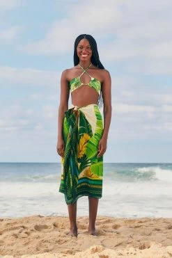 FARM RIO Fresh Forest Sarong New In