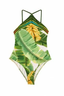 FARM RIO New In Fresh Forest One Piece Swimsuit