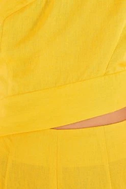 FARM RIO New In Yellow One Shoulder Jumpsuit