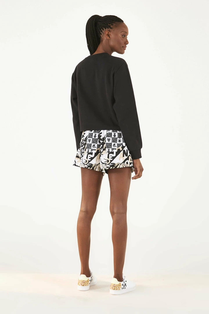 FARM RIO ADIDAS FARM TOTALLY NEW RIO SWEATER BLACK