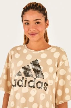 FARM RIO Tops ADIDAS FARM TOTALLY NEW RIO T-SHIRT KHAKI