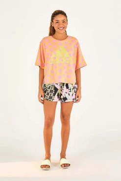 FARM RIO ADIDAS FARM TOTALLY NEW RIO T-SHIRT LIGHT PINK