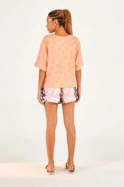 FARM RIO ADIDAS FARM TOTALLY NEW RIO T-SHIRT LIGHT PINK