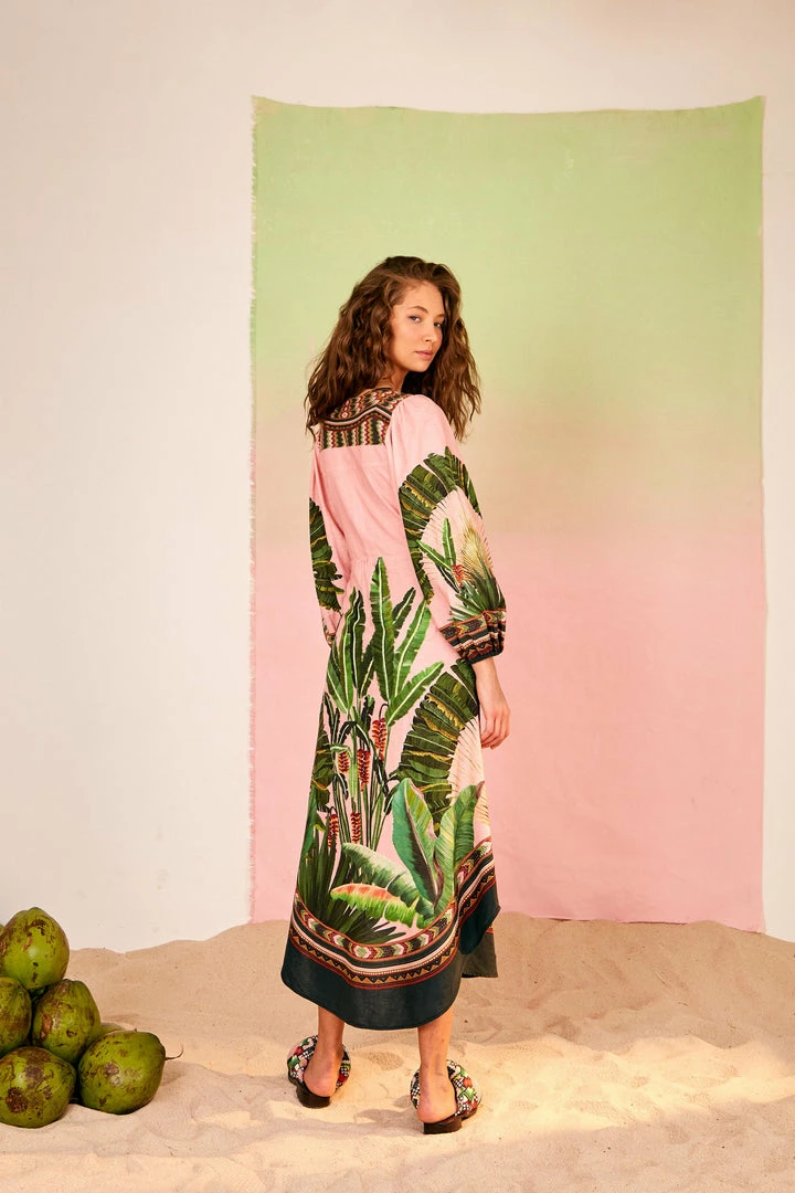FARM RIO New In AMAZONIA FOREST MAXI DRESS